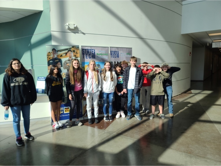 8th graders at State Tech for career exploration  