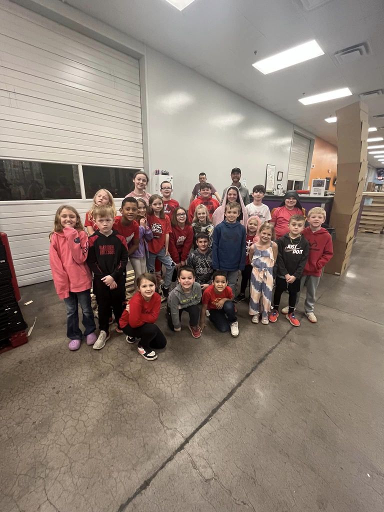 Student Council members at Central Missouri Food Bank